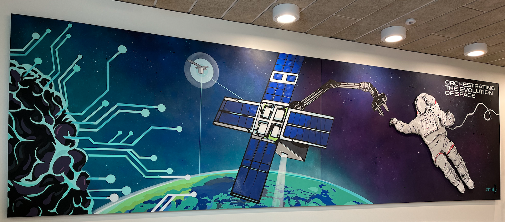 space mural